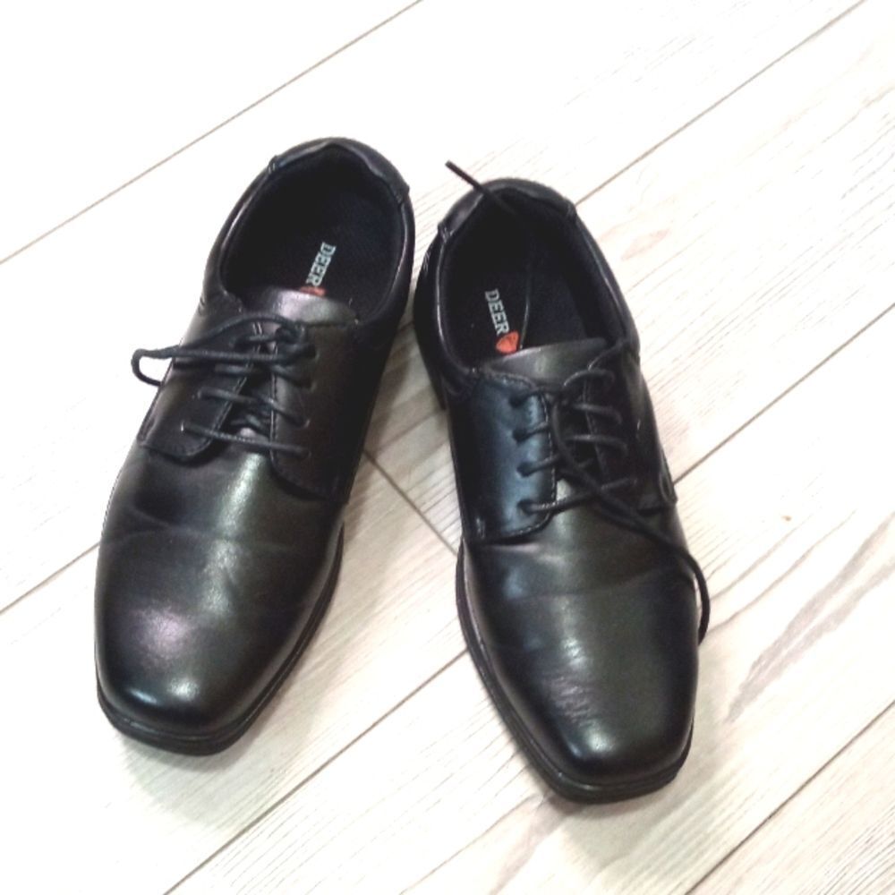 (36-3856) Deer Stags Dress Shoes  Sz 4